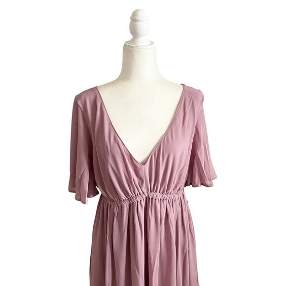 Show Me Your Mumu Emily Maxi Dress 1X Antique Rose NWT - Picture 3 of 9